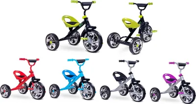 Produktbild von Toyz YORK Mitwachsendes Dreirad fr Kinder von 3-5 Jahren - Grau