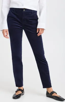 Produktbild von Pulz Jeans PZSally Damen Hose Stoffhose Pants mit Eingrifftaschen Baumwollmischung Skinny fit