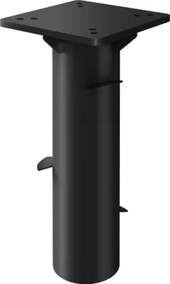 Produktbild von Schirmständer, Sonnenschirmbasis, Bodenhalter für Sonnenschirme, feste Installation, Metall, Dunkelgrau