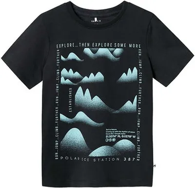 Image de T-shirt Name It 13234038-BLACK pour Garçon