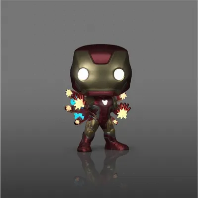 Zdjęcie produktu dla Figurka Marvel: The Infinity Saga - Iron Man Glow in the Dark (Funko POP! Disney 1555)