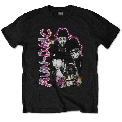 Obrázok produktu pre Run DMC Hollis Queens Homage Black XL Tričko