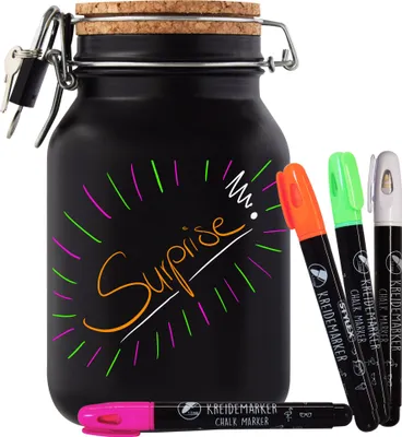 Produktbild von Spardose Geld Geschenk Ideen Neon Beschriftung bunt Größe XL 2 Liter