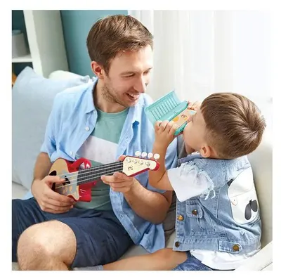 Produktbild von Hape Musikspielzeug Lern-Harmonica mit Lichtern für Kinder