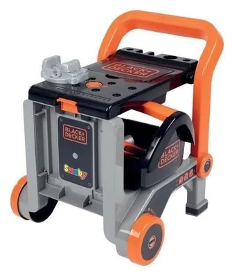 Productafbeelding van Smoby - Black+Decker - Hand Truck + 3-in-1 Box - 19 Accessories -  France