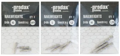 Produktbild von 9 Predax Nail Weight - Gewichte für Gummifische