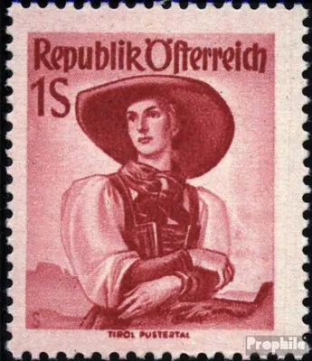 Produktbild von Briefmarken Österreich 1948 Mi 911 postfrisch Trachtenserie