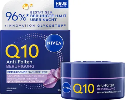 Produktbild von NIVEA Q10 Anti-Falten Power Sensitive Nachtpflege 50ml