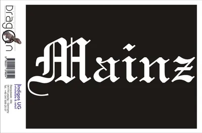 Produktbild von Aufkleber / Autoaufkleber - JDM / Die cut / Auto / OEM - Stadt Mainz - 200x70mm gold - Heckscheibe / Heckscheibenaufkleber