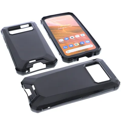 Produktbild von foto-kontor Hülle kompatibel mit IIIF150 H2022 Tasche Gummi TPU Schutz Handytasche schwarz