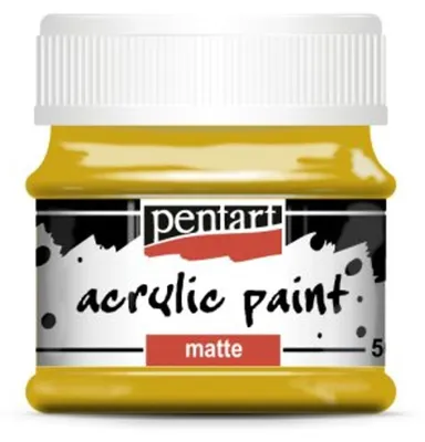 Produktbild von PENTART Acrylfarbe, matt, 50 ml, Ocker