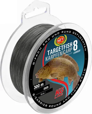 Produktbild von WFT TF8 Karpfen black 0,22mm 300m 20Kg - Karpfenschnur