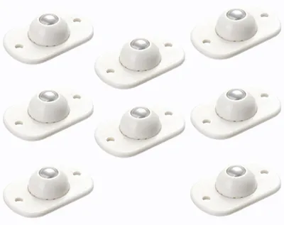 Produktbild von Kugelrollen - 8 Stück selbstklebende Mini-Möbelrollen - Drehbare Lenkrollen für Küchengeräte Mülleimer und Aufbewahrungsboxen
