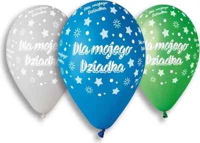 Obrázek produktu pro Latexové balónky pro dědečka, 32,5 cm, 5 ks.