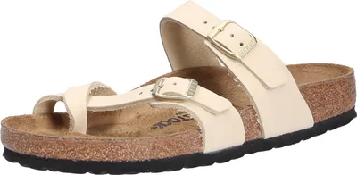 Produktbild von Birkenstock Mayari Damen Nubukleder Sandalen in Beige – 5.5 UK - 39 EU - 8/8.5 US / Beige