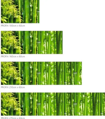 Produktbild von Küchenrückwand mySpotti Profix Bambus Bambus 210 x 60 cm PX-21060-15-HB