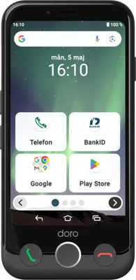 Produktbild von Doro Aurora 11 11,4 cm (4,5") Dual SIM Android 14 4G USB Type-C 4 GB 64 GB 3000 mAh Graphit