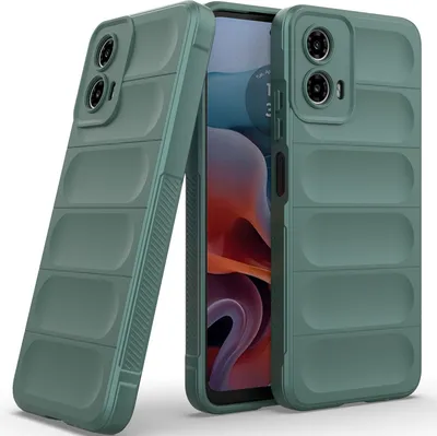 Obrázek produktu pro Pouzdro pro Motorola Moto G34 Měkké TPU Silikonové Nárazuvzdorné Ochranné Pouzdro zelené