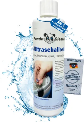 Produktbild von PandaCleaner Ultraschallreiniger für Ultraschallbad - 250ml Konzentrat für Brillen & Dentalprodukte - -Ultraschallreiniger