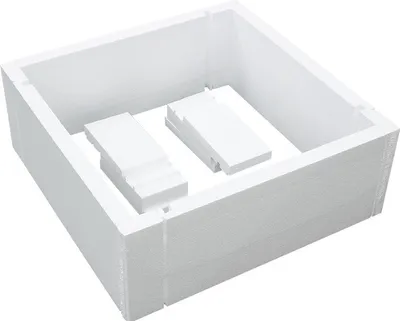 Produktbild von BADLAND Wannenträger für Quadratische Duschwannen 80x80 Styroporträger