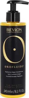 Produktbild von Revlon Orofluido Radiance Argan, Frauen, Professionelle Haarspülung, Alle Haare, Alle Farben, Entwirren, Feuchtigkeitsspendend, Reparatur, Glanz, Glättend, Weichmachend, 250 ml