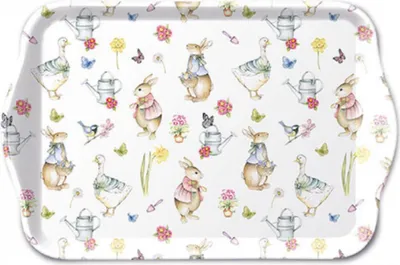 Obrázok produktu pre Ambiente Podnos Veľkonočná záhrada 13x21cm