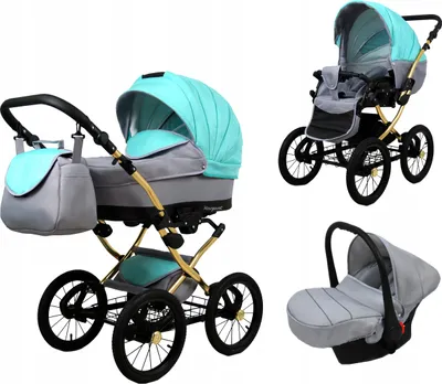Immagine prodotto di Passeggino 3in1 Margherita ORO Zecca