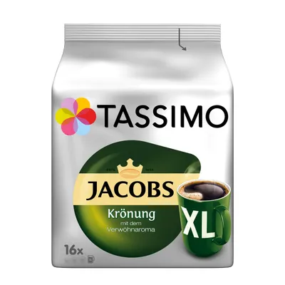 Produktbild von TASSIMO Jacobs Krönung XL 5er Pack Kaffee T Discs Kaffee Kapseln 5 x 16 Getränke