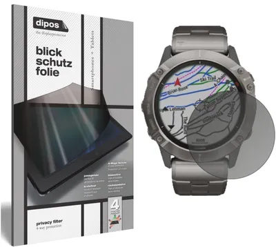 Obrázok produktu pre Ochranná fólia pre Garmin fenix 6X Pro matná ochranná fólia Ochrana displeja dipos