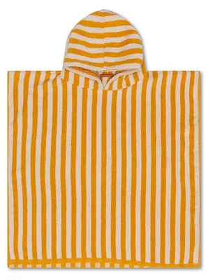Productafbeelding van Swim Essentials Strandponcho - Geel/wit - Flow - 65 X 65 Cm
