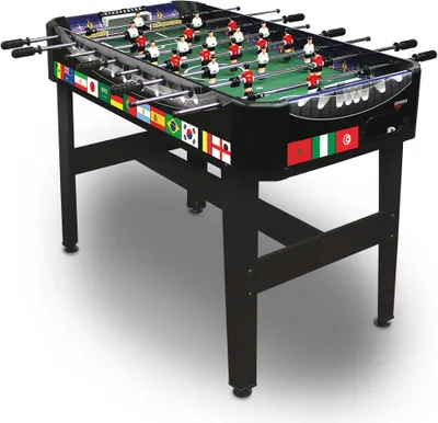 Produktbild von Carromco Kicker Maverick-XT stylischer Tischkicker WM-Flaggendesign stabiler Tischkicker