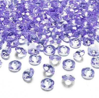 Produktbild von 100 Dekosteine Diamant | Ø 12 mm Flieder
