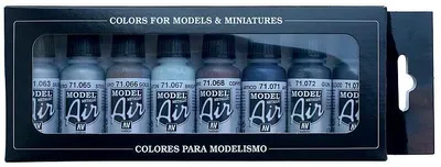 Produktbild von Vallejo 71.176, 17 ml, Schwarz, Blau, Messing, Kupfer, Gold, Silber, Metallisch, Flasche