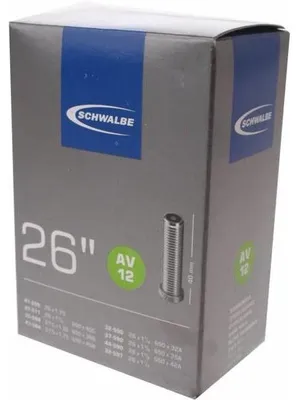 Produktbild von Schwalbe 10423340V, Schrader-Ventil, 26", 44,45 - 44,45 mm, 4 cm, Schwarz, Deutschland
