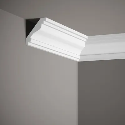 Produktbild von Mardom Deckenleiste MDB064 Profoam 68 x 64 x 2000 mm Weiß Stuckleiste