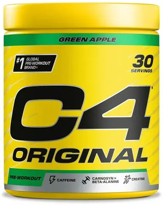 Immagine prodotto di Cellucor C4 Original 195-198 g mela verde / Stimolanti pre-allenamento / Eccellente pre-allenamento con formula migliorata