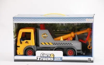 Produktbild von Abschleppwagen Abschlepp-LKW Truck in Orange  35cm