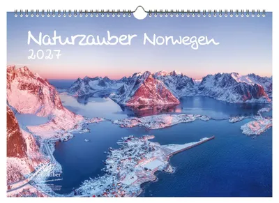 Produktbild von Naturzauber Norwegen DIN A3 Kalender für 2027 Natur Reise Land Urlaub