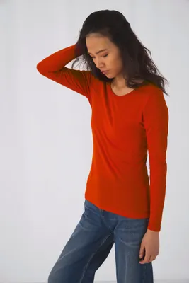 Produktbild von B&C Ladies organic Inspire long-sleeved T-shirt
