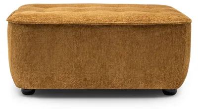 Produktbild von Hocker Sitzhocker Polsterhocker Sofahocker Fußhocker Braun Stoff