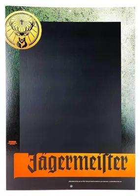 Produktbild von 3x Jägermeister Tafel Werbetafel aus Pappe ca. 29,5x42cm