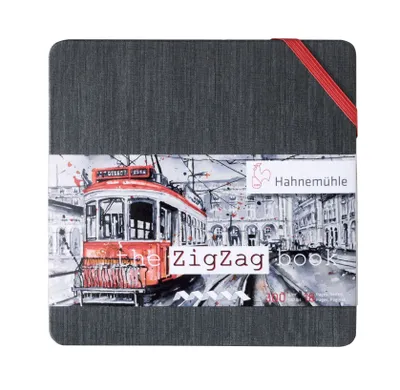 Produktbild von Hahnemühle the ZigZag book Aquarellpapier - 300 g/m² - 5 x 5 cm - 18 Seiten