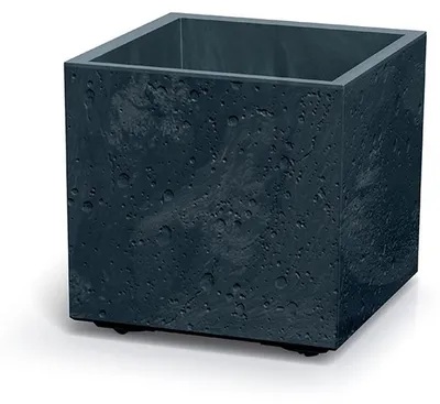 Productafbeelding van SIERRA Vierkante bloempot met betonlook - Anthraciet - PP-DSI400A