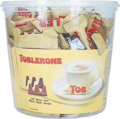 Produktbild von Toblerone Schokolade Mini 912490 8g sort 904g