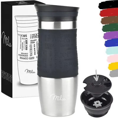 Zdjęcie produktu dla Milu 6017 Isolierbecher schwarz 0,37 l