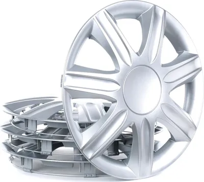 Produktbild von 4x 15" Zoll Radkappen Silber Radzierblenden Radblenden RUBIN 15 LEOPLAST