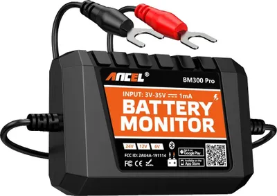 Zdjęcie produktu dla Tester baterii, łączność Bluetooth, diagnostyka w czasie rzeczywistym, BM300 PRO