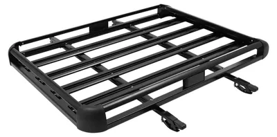 Produktbild von Auto Dachgepäckträger - Gepäckkorb SUV - 140x100 cm - Breite 100–135 cm verstellbar - bis 150 kg - Für Dachreling - Schwarz