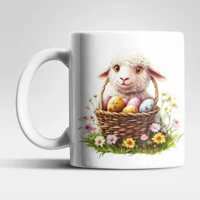 Produktbild von Ostern Schaaf Ostereier Kaffeetasse Teetasse Tasse Geschenkidee 325 ml – Schaaf-01