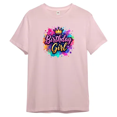 Produktbild von PAULGOS Kinder T-Shirt, Birthday Girl
